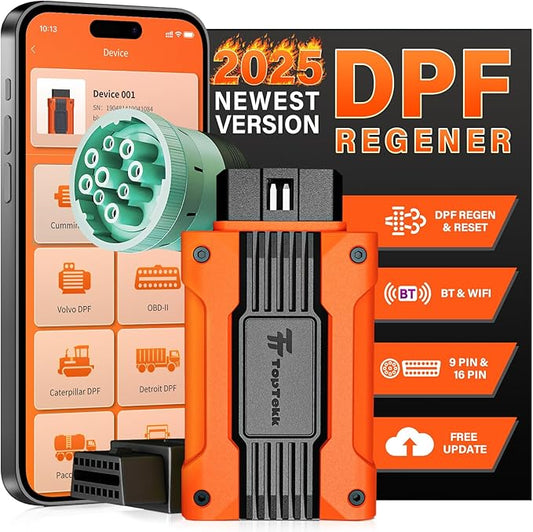 for DPF Reset and Regeneration Tool, Compatible with Caterpillar Engines, Emergency Regeneration and DPF Error Code Clearing