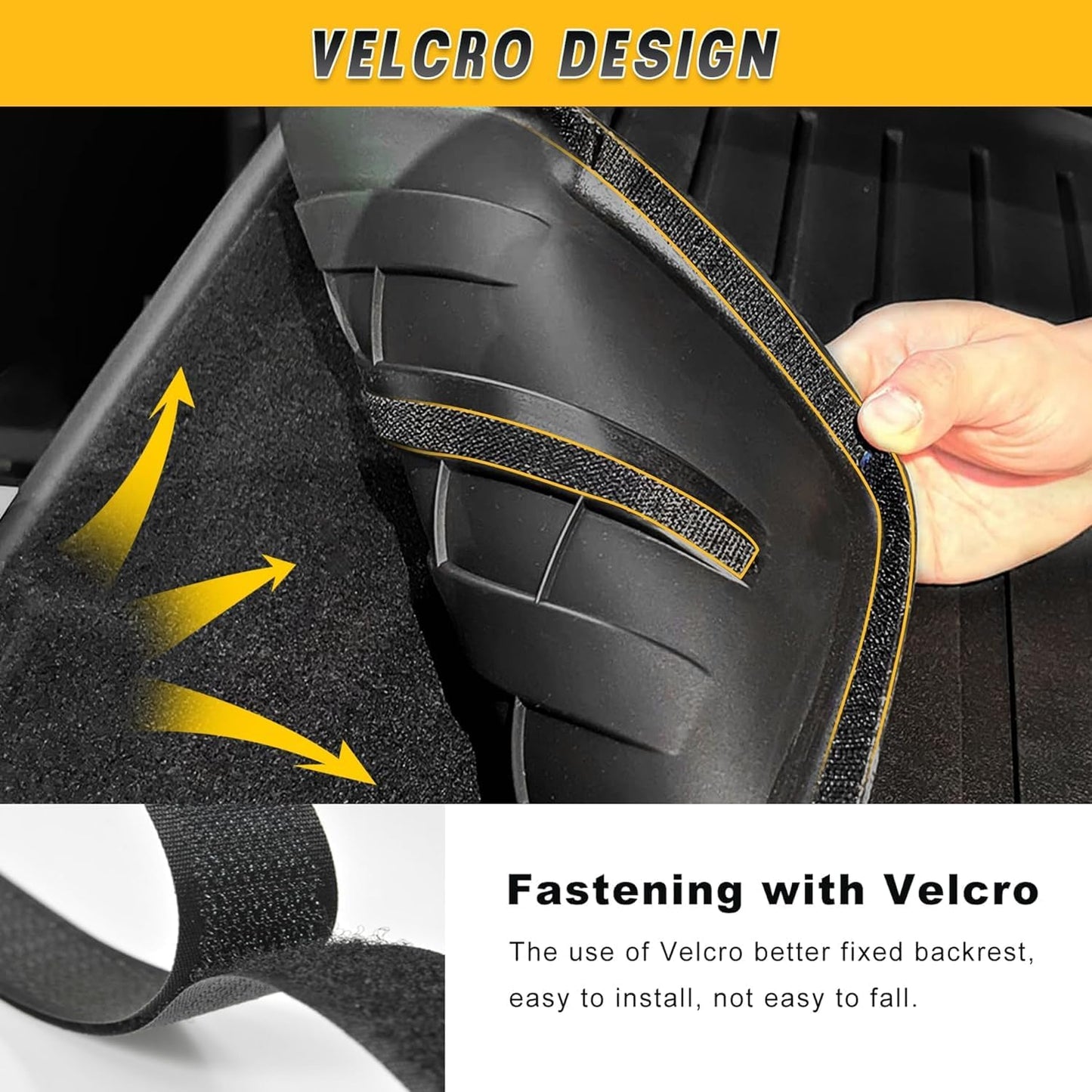 Original Cargo Mat Fit for Honda Pilot 2023-2025: Cargo Liner with Backrest Mat Behind 3rd Row Back Seat Protector - All Weather Protection Waterproof Trunk Mat with Back Seat Cover Pilot Accessories