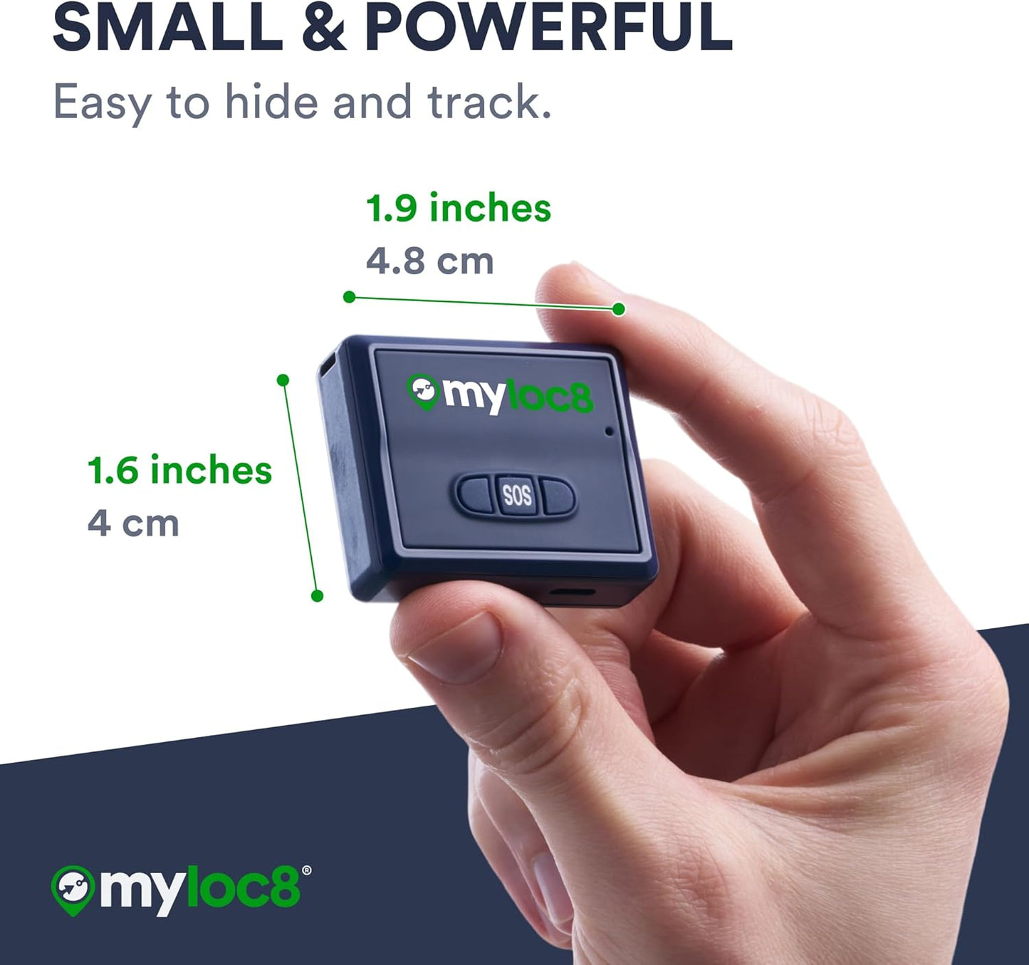 GPS Tracker for Vehicles with Magnet – 4G LTE Real-Time Location Device with App, Built-in SIM, 14-Day Battery – Anti-Theft GPS Tracker for Car, Motorcycle, Scooter, Bike - 12-Mo Subscription Incl