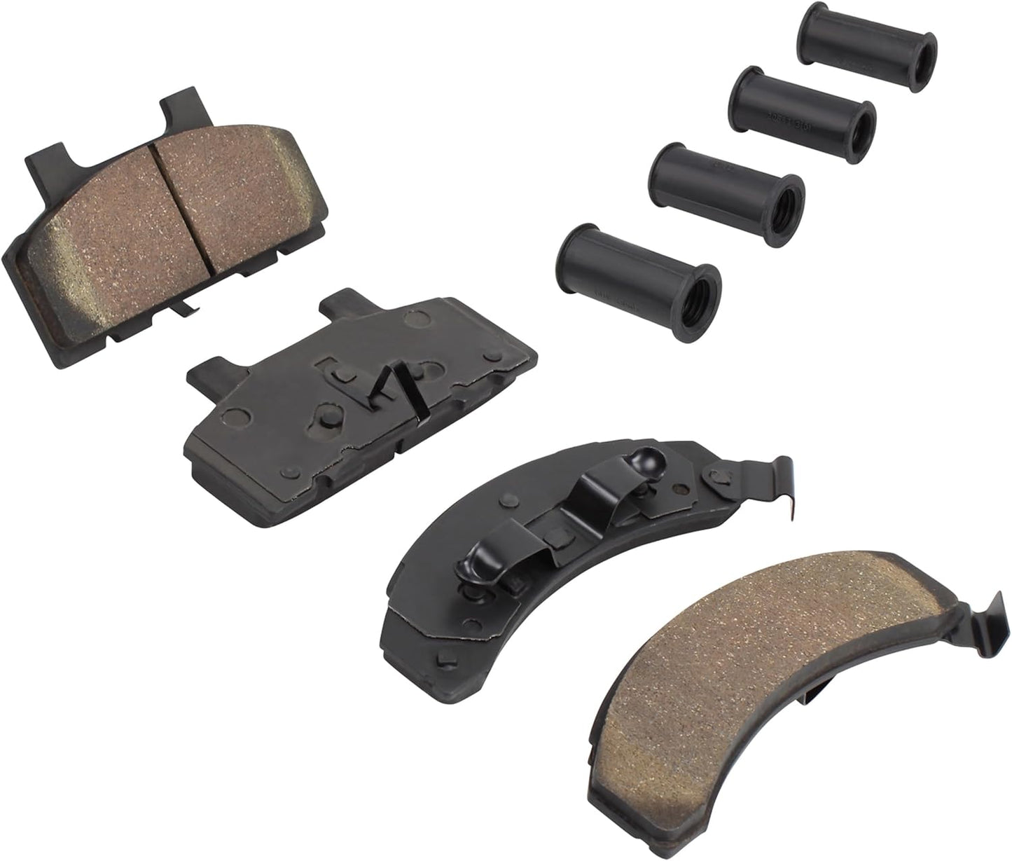 Premium Ceramic Front Brake Pads (1001-0215C) Compatible with 1985-1996 Buick/Cadillac/Chevrolet/Oldsmobile/Pontiac (Bonneville/Celebrity/Century/Cutlass/Cutlass Ciera/Cutlass Cruiser)