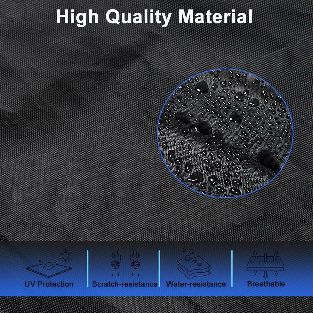 SUV Car Cover for Toyota RAV4, Custom Fit Waterproof All Weather Full Exterior Cover Rain Snow UV Protection Cover with Door Zipper