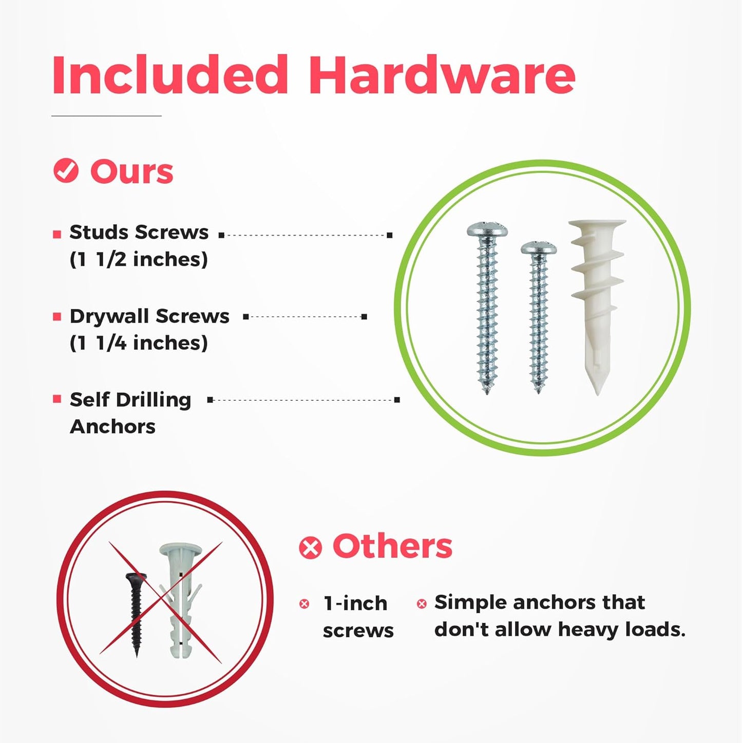 Garage Tool Organizer Wall Mount - 32 inches - Sturdy Storage Rack with Adjustable Hooks, Anti-Rust - Easy Installation, 200lbs Capacity - Garden Tool Organizer (02 Racks & 04 Hooks)