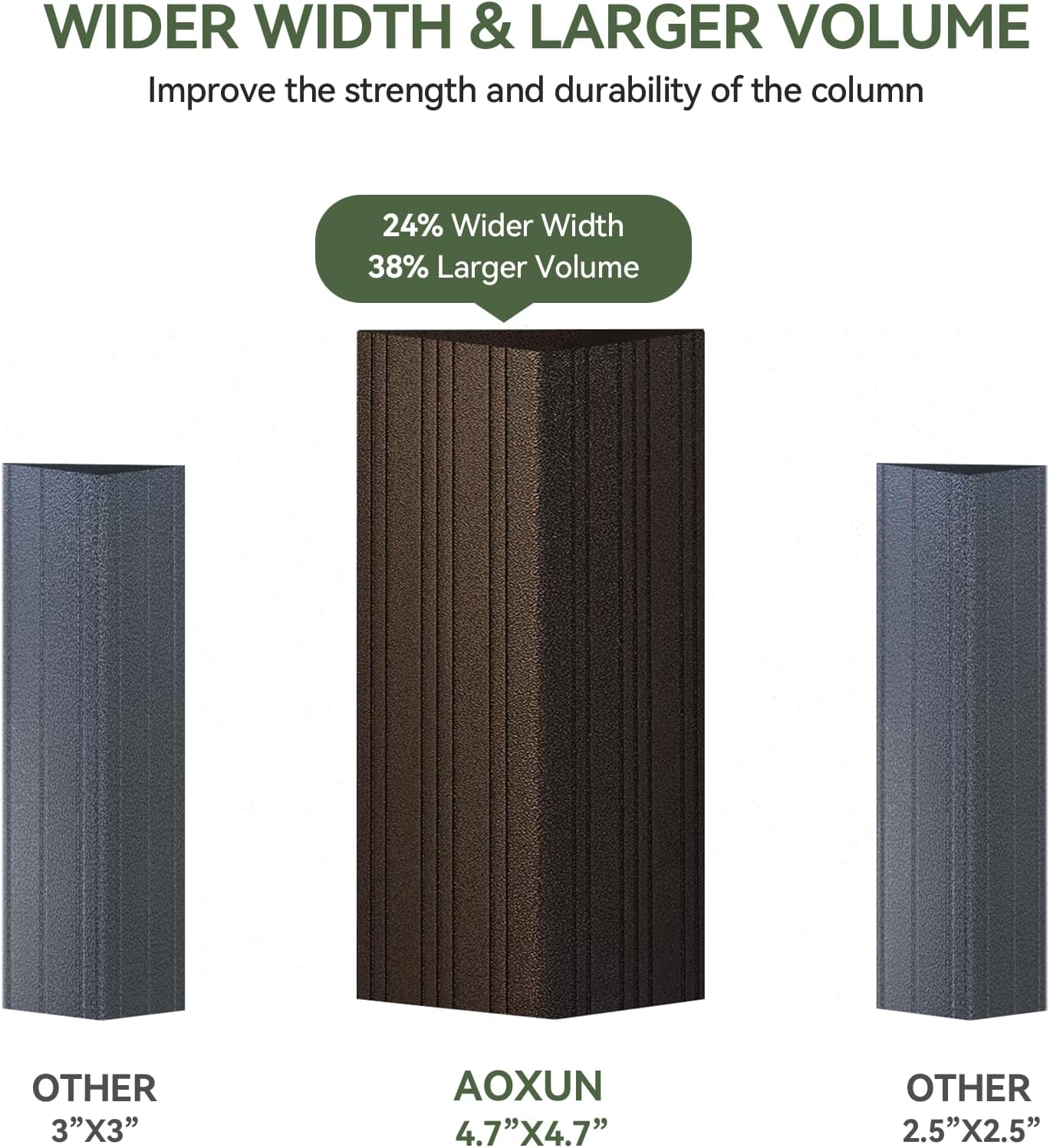 Aoxun 12' X 20' Permanent Hardtop Gazebo Aluminum Gazebo with Galvanized Steel Double Roof for Patio Lawn and Garden, Curtains and Netting Included, Brown