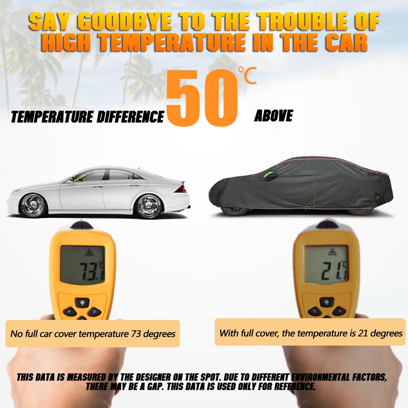 Breathable New Material, Waterproof Car Cover, Locks and Zipper Doors, Sunscreen Waterproof UV Prevention Snowproof Wind and Windproof,Suitable for Indoor Outdoor,for Pickup 180"-206" -B6