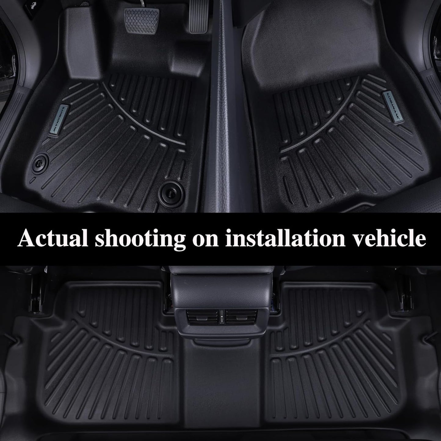 Cargo Liner Trunk Mats for 2011-2025 Honda Odyssey, TPE All Weather Protection Car Trunk Mat Accessories-Black