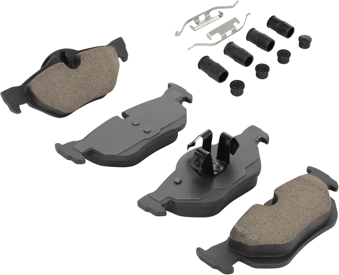 Premium Semi-Metallic Rear Brake Pads (1001-1267M) Compatible with 2006-2015 BMW (120i/125i/128i/130i/323i/325i/325xi/328i/328i xDrive/328xi/X1)