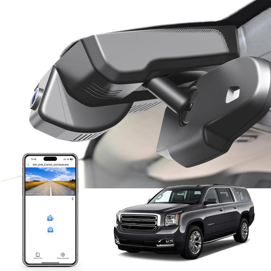4K Dash Cam Custom fit for GMC Yukon, Yukon XL 2015 2016 2017 2018 2019 2020(Model D), Model D & Model C Have Same Models Years but Vehicle Sensor Cover are Different