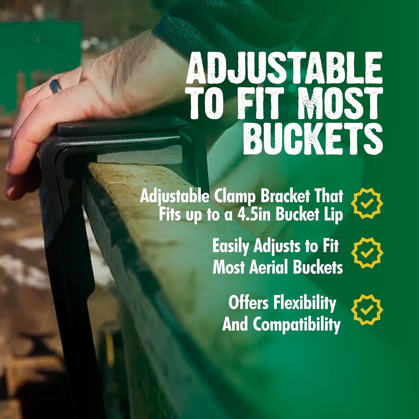 FORESTER Adjustable Bucket Chainsaw Scabbard with Handsaw Holder | Chainsaw Holder for Bucket Truck Accessories