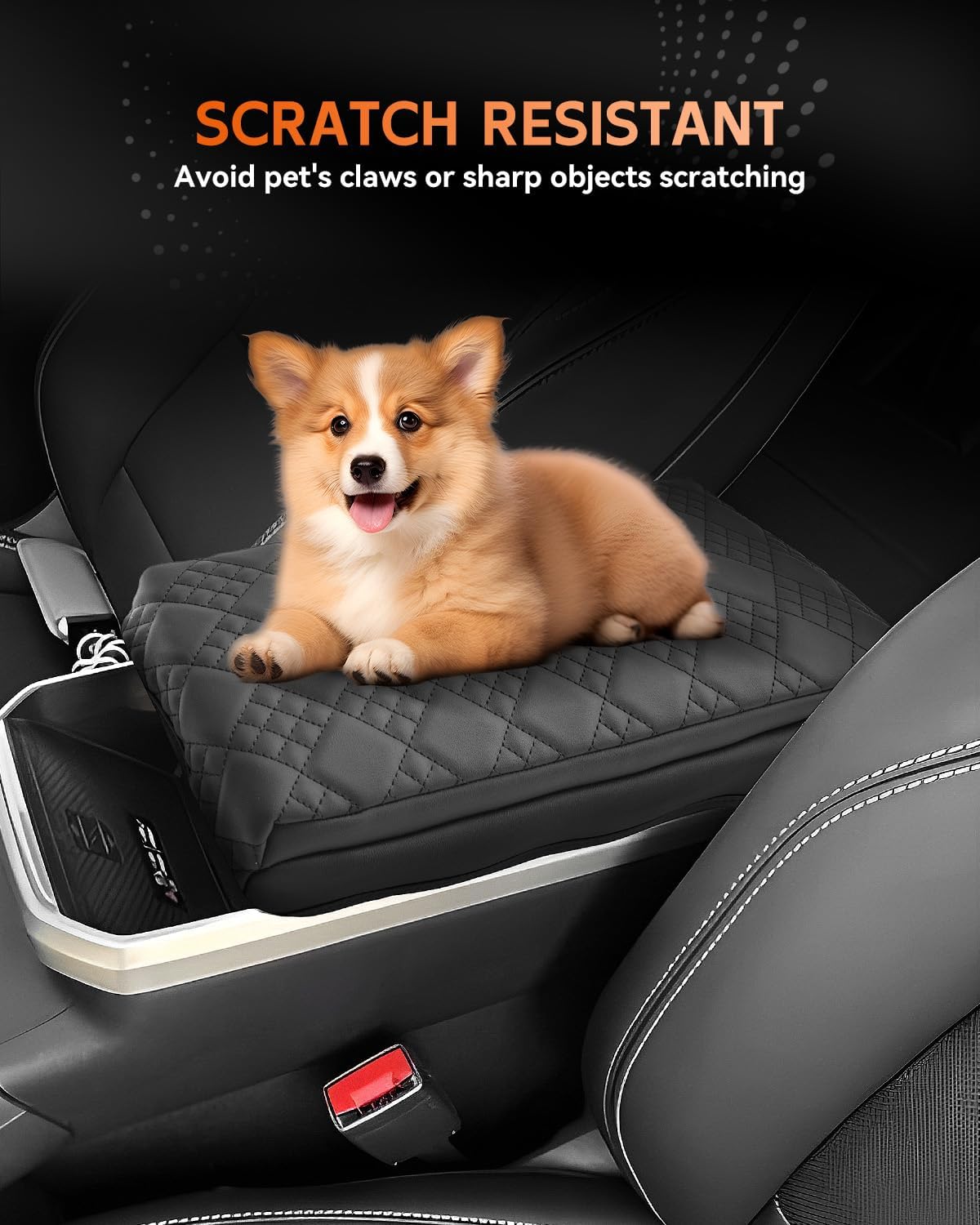 CDEFG for 2025 2026 GMC Terrain Center Console Cover Armrest Box Cover Terrain (Elevation, AT4, Denali) Accessories Console Arm Rest Protector Thickened