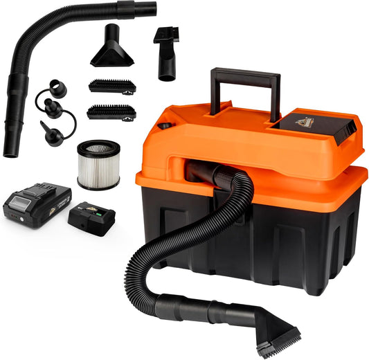 Armor All 2.5-Gallon 20V Cordless Wet Dry Vacuum – DVTB202 0902