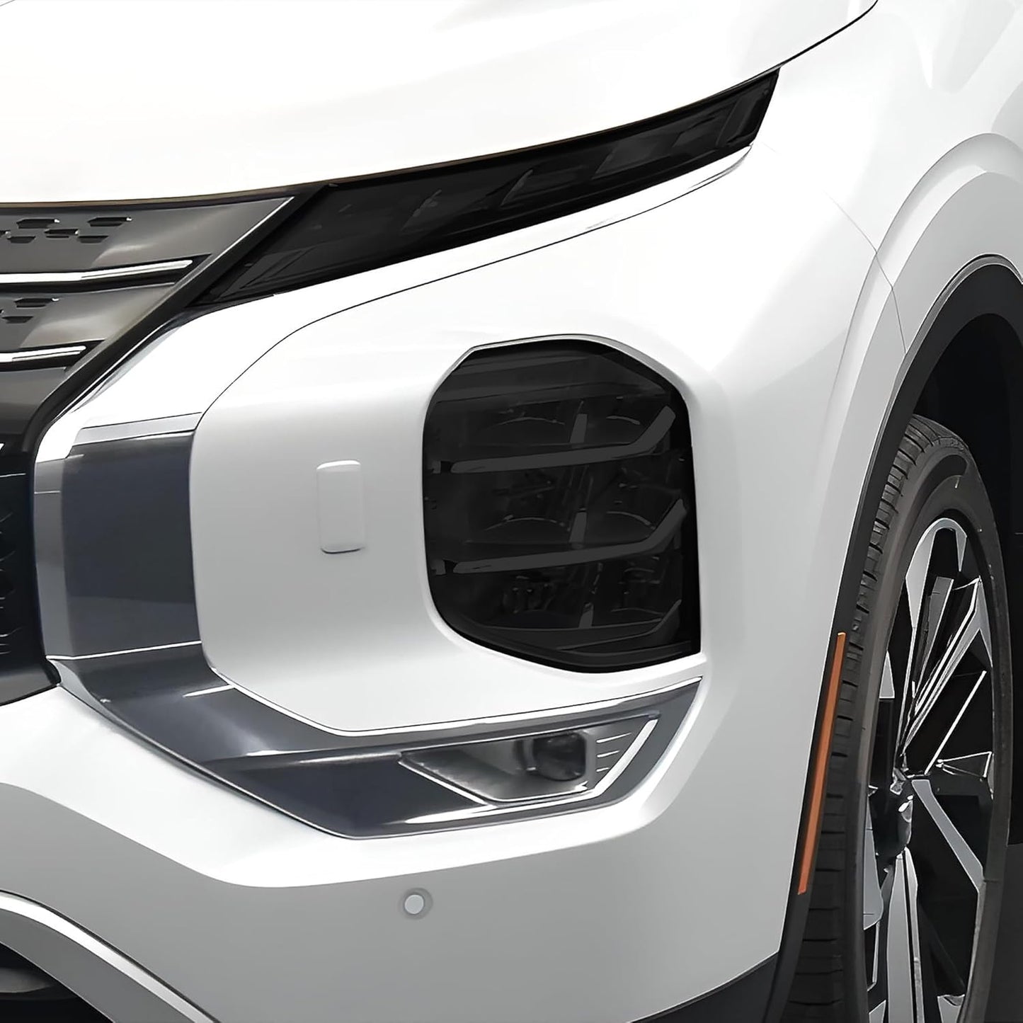 BOGAR TECH DESIGNS Full Headlight Head Light Tint Kit Compatible with Mitsubishi Outlander 2022-2025, Dark Smoke