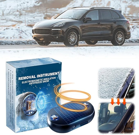 Anti-Freeze Electromagnetic Car Snow Removal Device,2026 New Car Defroster & Ice Remover, Electromagnetic Windshield Anti-Freeze Tool for Snow Melting, Automotive Winter Emergency Kit (1 PCS Upgrade)
