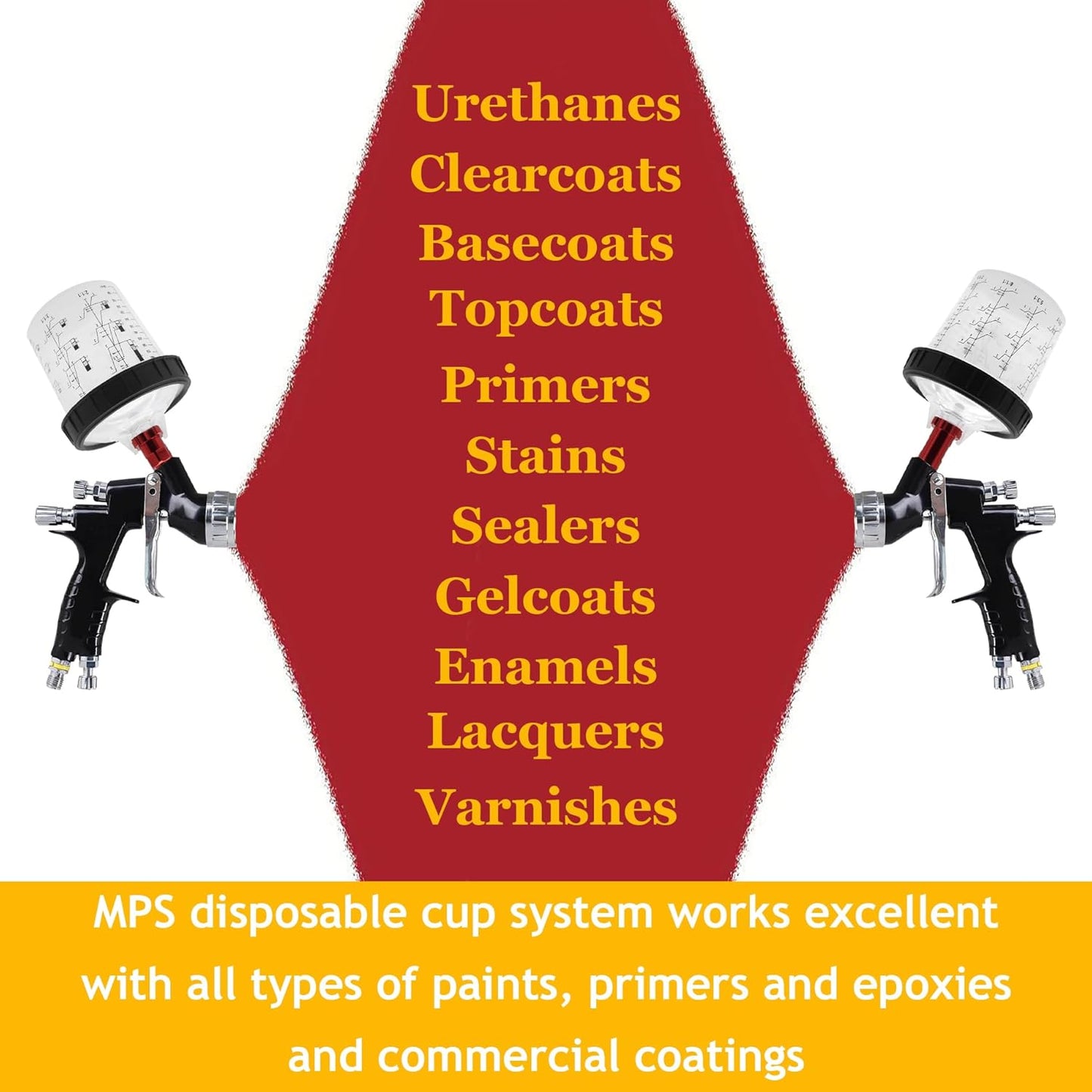 Disposable Paint Cup 20 Ounce (600 ml) Kit - 20 Paint Mixing Cups Liner, 20 Filter Lids, 2 Spray Gun Adapters, 5 Sealing Plugs, 1 Hard Cup，1 Sealing Ring, 1 Stirrer, for Car & DIY Painting