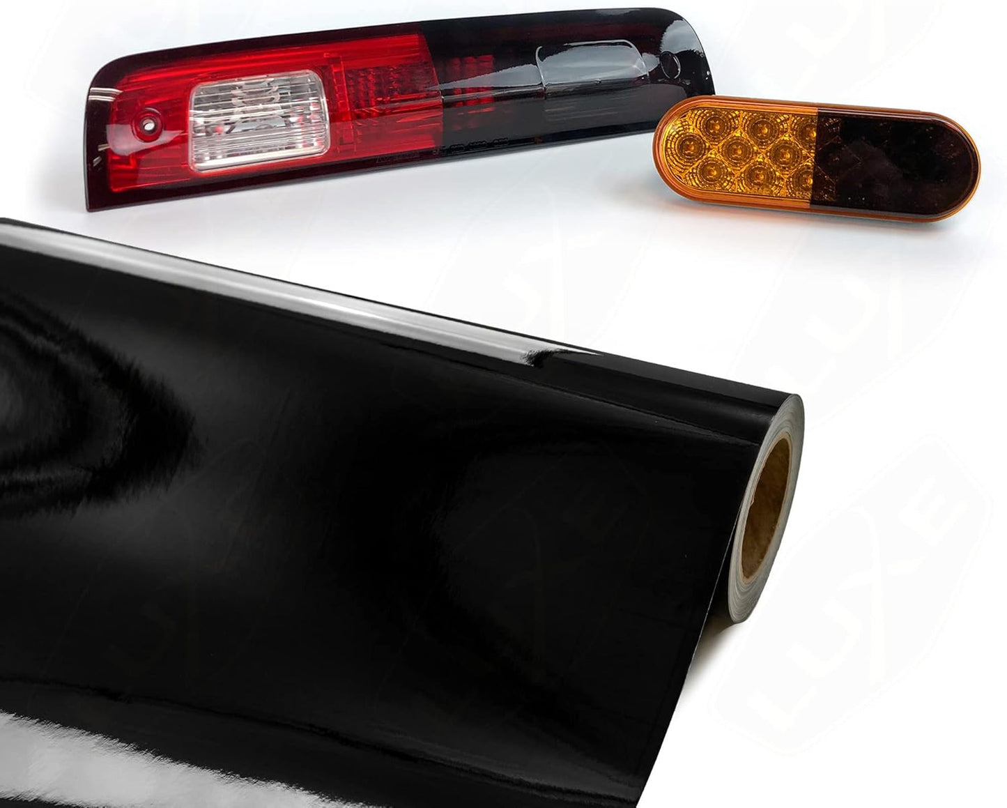 Luxe LightWrap Dark Smoke Universal Headlight Tint Light Tail Kit (20” x 1 Yard)