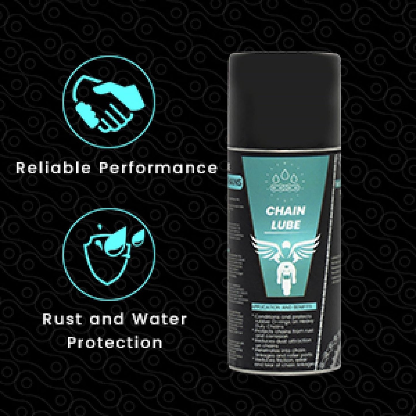 Grand Pitstop All-Weather Motorcycle Chain Lube - Premium Motorbike Chain Lubricant Spray - Formulated for All Weather Conditions for All Bikes (160 ml)