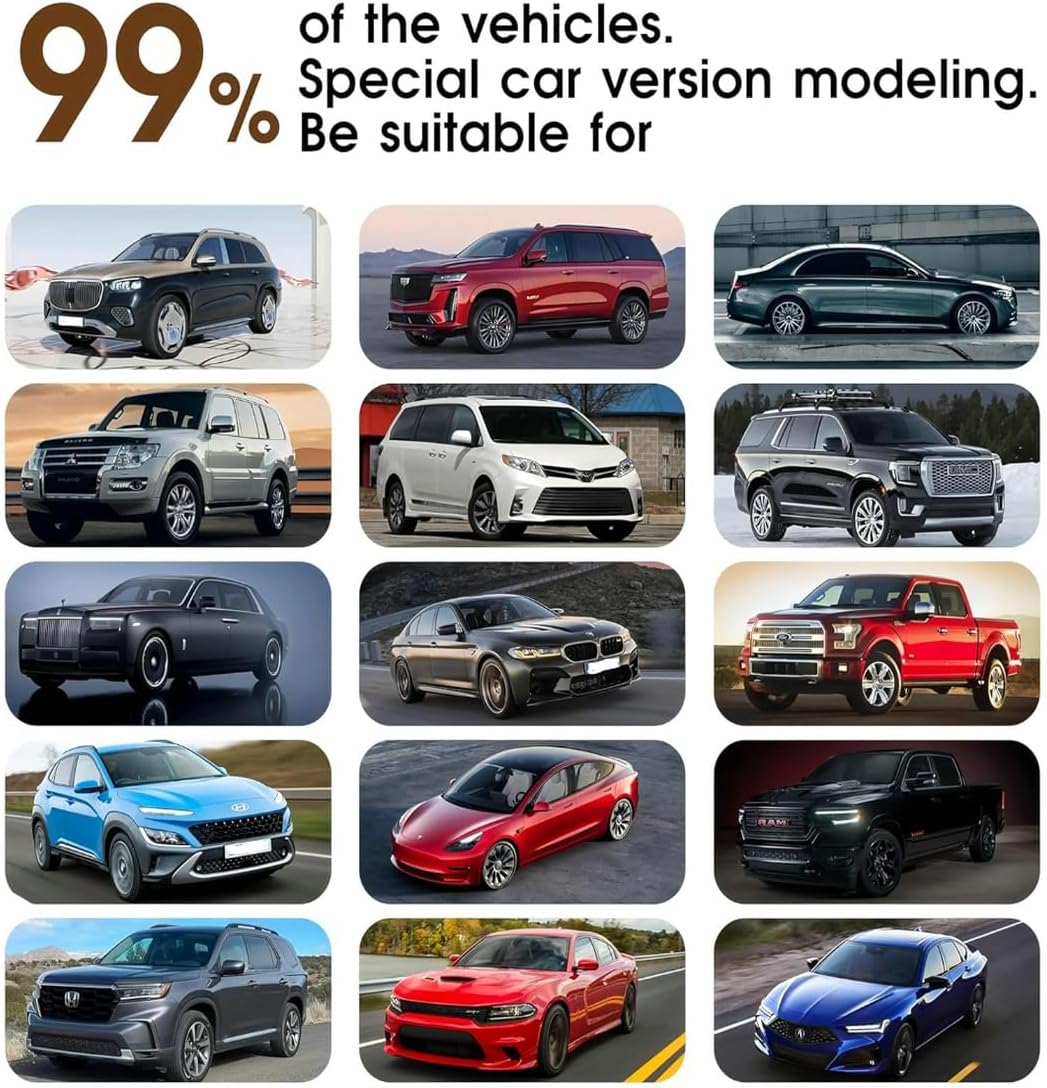 Custom Personalized Floor Mats for Cars，Luxury Full Coverage All Car Floor Mats，Anti-Slip Leather Car Mat Set ，Custom Floor Mats for 99% of Cars, Trucks & SUVs. (Beige)