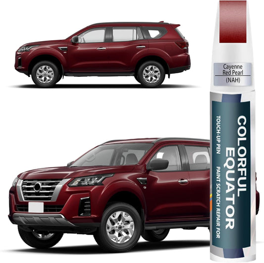 NAH Cayenne Red Pearl Touch Up Paint for Nissan, Car Paint Pen Scratch Repair Two-In-One Touch Up Paint, Premium Car Scratch Remover for Deep Scratches