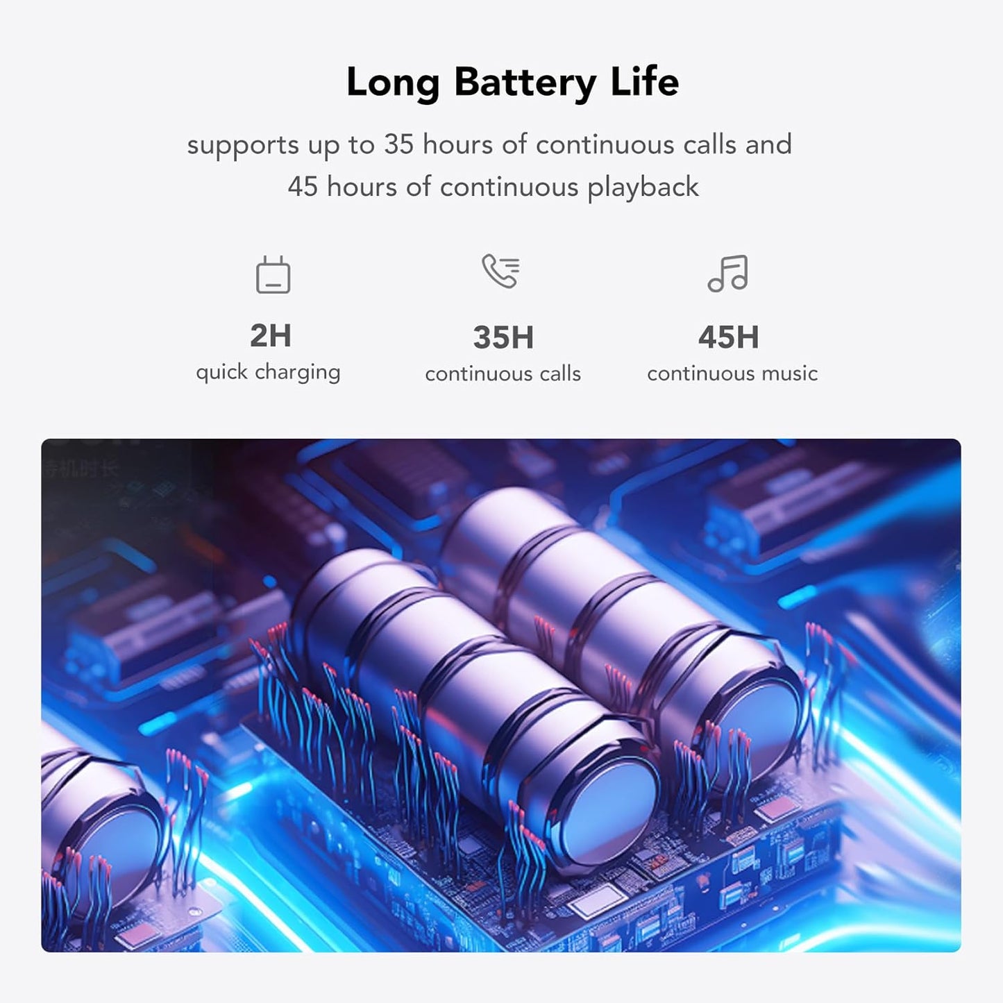 NUROUM Wireless Headset with Mic for Work, Bluetooth Headset with Noise Cancelling Microphone, Mute Button, USB for PC/Computer/Laptop for Zoom/Teams, Office/Call Center/Work from Home HP31DN