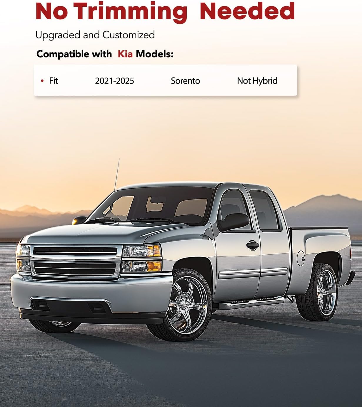 YHTAUTO Floor Mats Compatible with Kia Sorento 2021-2025, TPE All Weather Car Mats Waterproof Anti-Slip Odorless Floor Liner, Sorento Accessories Front & 2nd Row Liner