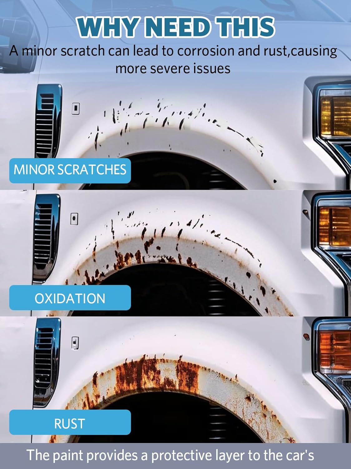 Shadow Black(G1) Touch Up Paint for Ford, Car Paint Scratch Repair Remover Pen Color Exact Match, Quick and Easy Fix Automotive Chips and Nicks Scuff