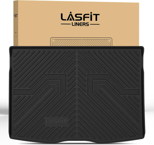 LASFIT Cargo Mat for Jeep Renegade 2015-2023 Upper Position, All Weather TPE Custom Fit Trunk Mat Cargo Liner Trunk Liner, Black