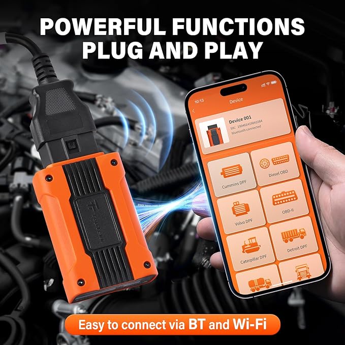 for DPF Reset and Regeneration Tool, Compatible with Caterpillar Engines, Emergency Regeneration and DPF Error Code Clearing