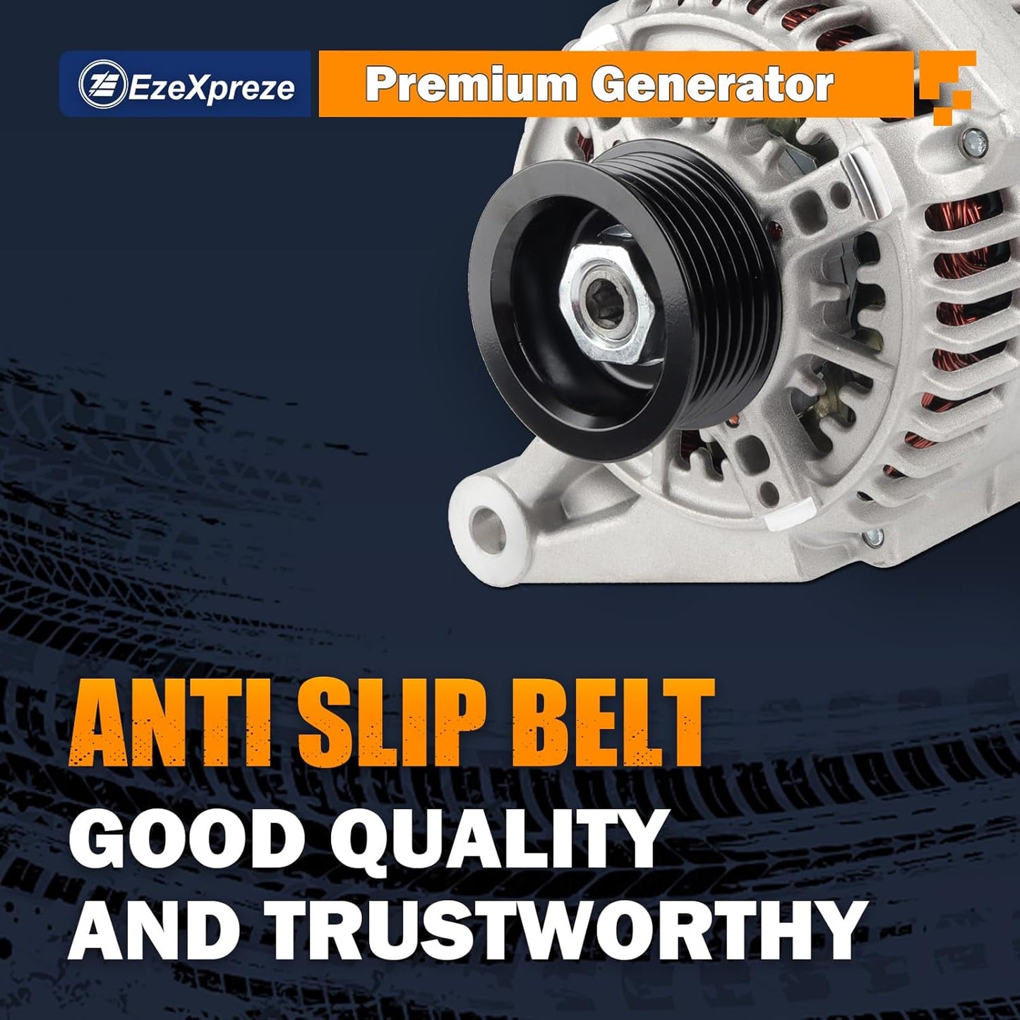 Ezexpreze L4 1.8L 13878N Alternator Replacement for Toyota Corolla 2003 2005 2006 2007 2008, Matrix 2003-2008, Celica 2000-2005, for Pontiac Vibe 2003 2004 2005 2006 2007 2008 Replace# 27060-0D110