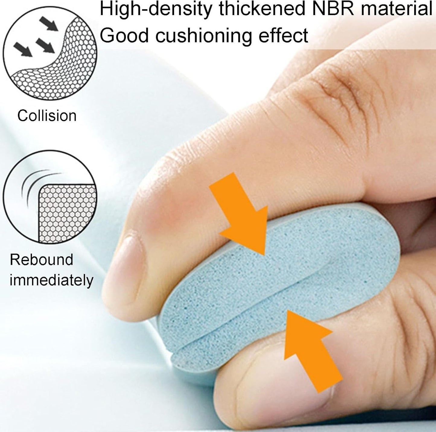 XPLKQXE Sharp Edge Safety Corner Edge Foam Padding, Edge Guards Bumpers Adhesive, Edge Corner Protector Guards for Table Edges & Sharp Corners(Gray,4pcs)