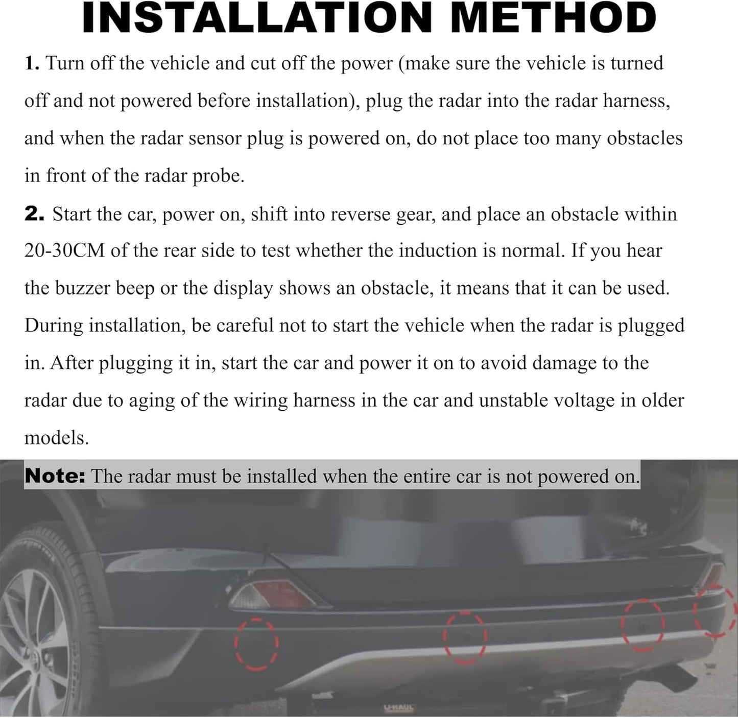 Parking Aid Sensor Fit for 2007-2018 Ford F150 F250 F350 E-150 E-250 Escape Explorer Lincoln Mercury Mariner Mountaineer Backup Rear PDC Parking Sensor Replace# 684-029 3F2Z15K859BA 4F2315K859AA