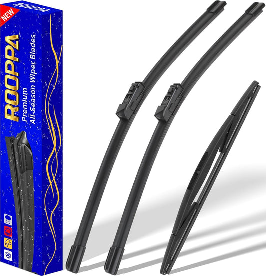 3 wipers Replacement for 2019-2023 Subaru Ascent, Windshield Wiper Blades Original Equipment Replacement - 26"/20"/14" (Set of 3)