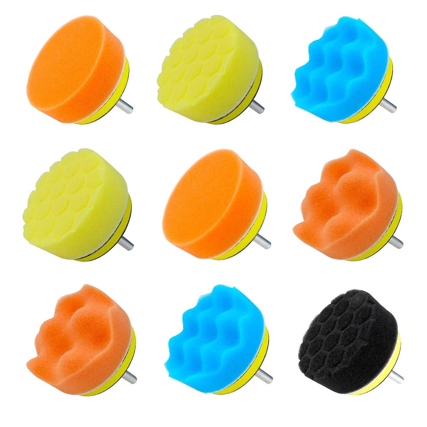 Car Foam Polishing Buffing Kit,Polishing Buffing Pads,Wool Pads,Polishing & Buffing Wheels,for Headlights & Car Body Car Foam Car Wax & Buffer Kits (27)