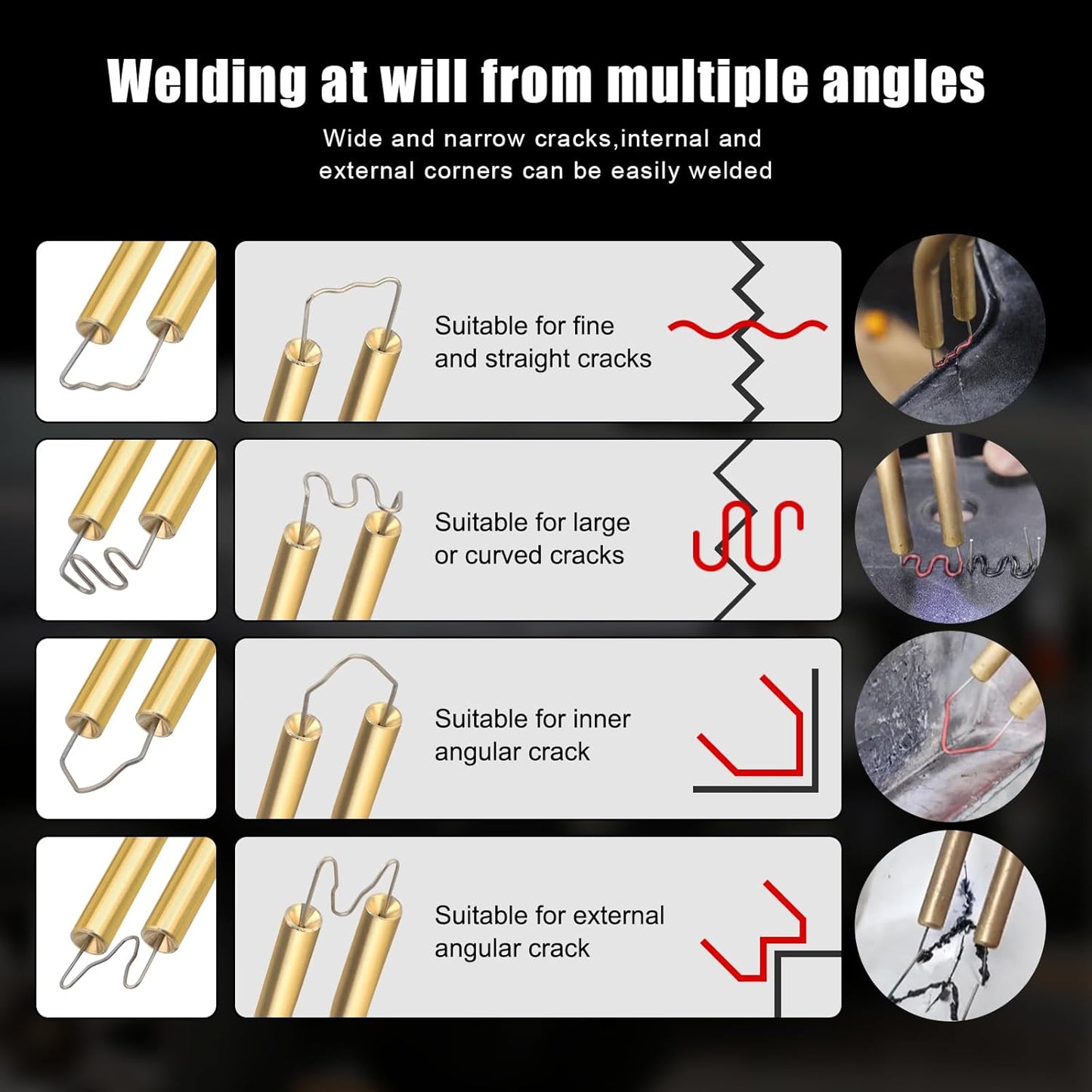ATOLS Plastic Welder, 1000PCS Staples, Plastic Welding Kit, Hot Stapler Kit, Plastic Welder Gun Kit, Car Bumper Repair Kit, Plastic Repair Kit