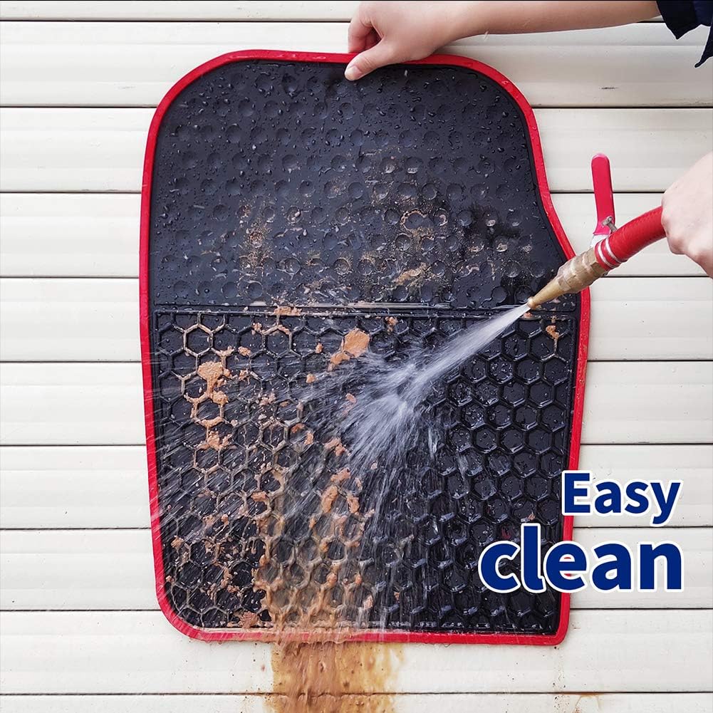 Car Floor Mats Custom Fit for Kia Sportage 2023 2024 2025（Non Hybrid） Odorless Washable Heavy Duty Rubber (All Weather) Floor Liners Set Black