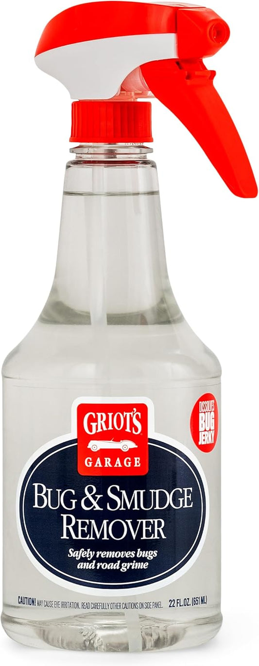 Griot's Garage Smudge Remover, Car Cleaning Spray for Spot Removal, Works on All Exterior Surfaces, Releases Smudges, Oil, Grime, and Scuffs, 22 oz