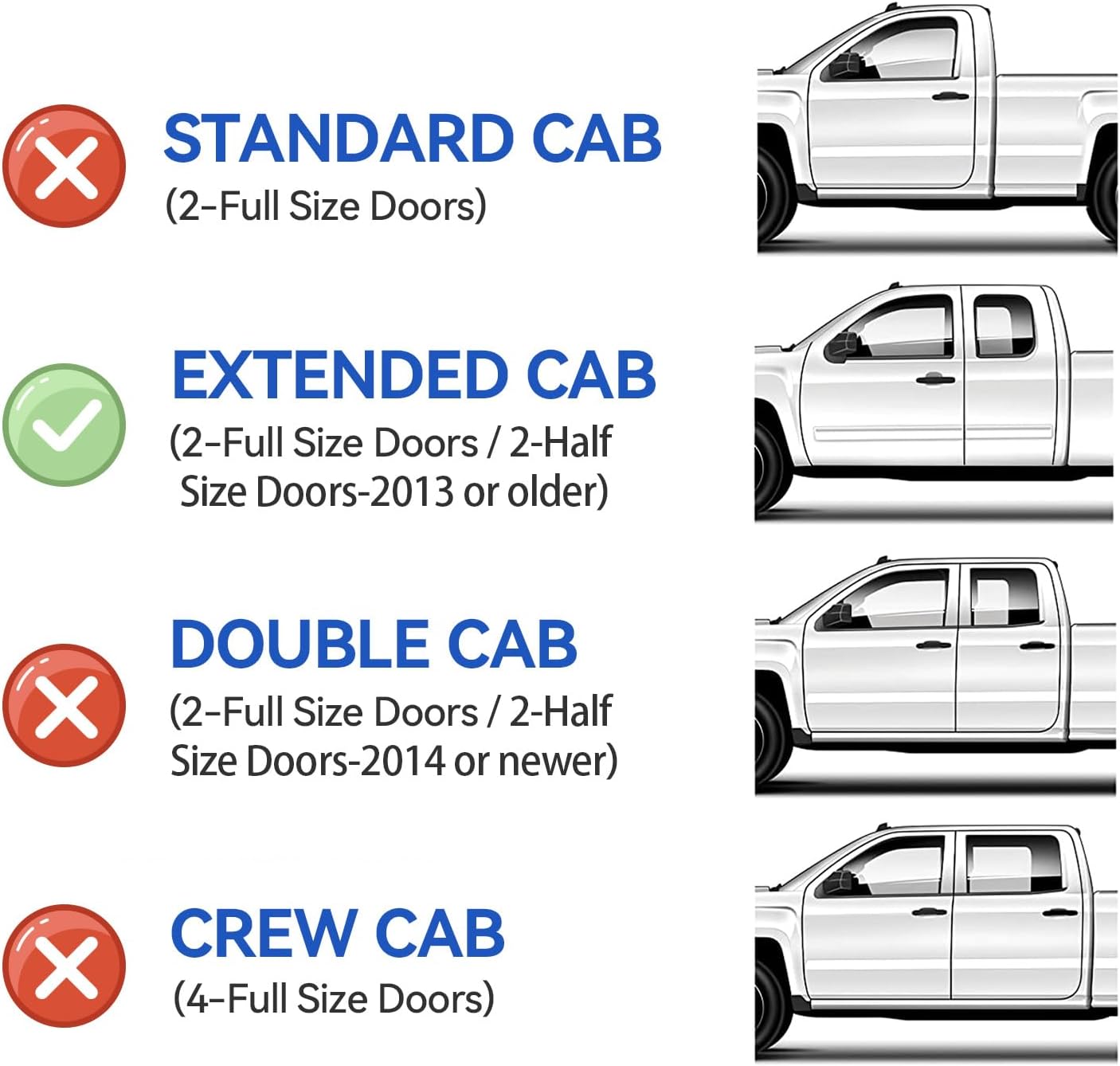Window Visors Rain Guards Shield for 1995-2004 Toyota Tacoma Access Cab, Out-Channel Window Vent Wind Deflectors Visors Shades for 95-04 Tacoma Extended Cab