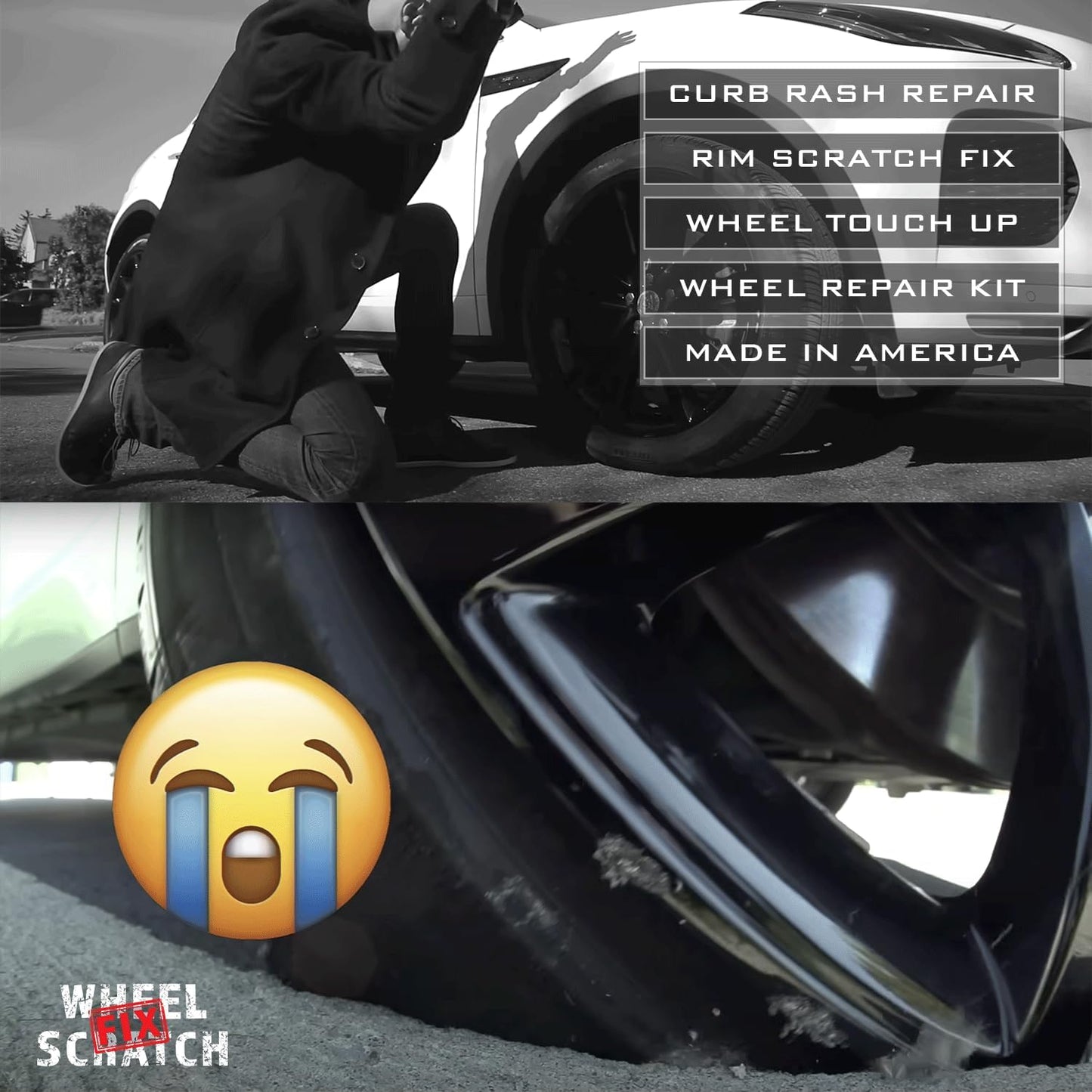 Matte Black Rim Touch Up Paint, Car Wheel Scratch Repair, Wheel Touch Up Paint Pen, curb rash repair, curb rim repair, Rim Alloy Matte Black Wheel Paint (Matte Black Satin Pen Only)