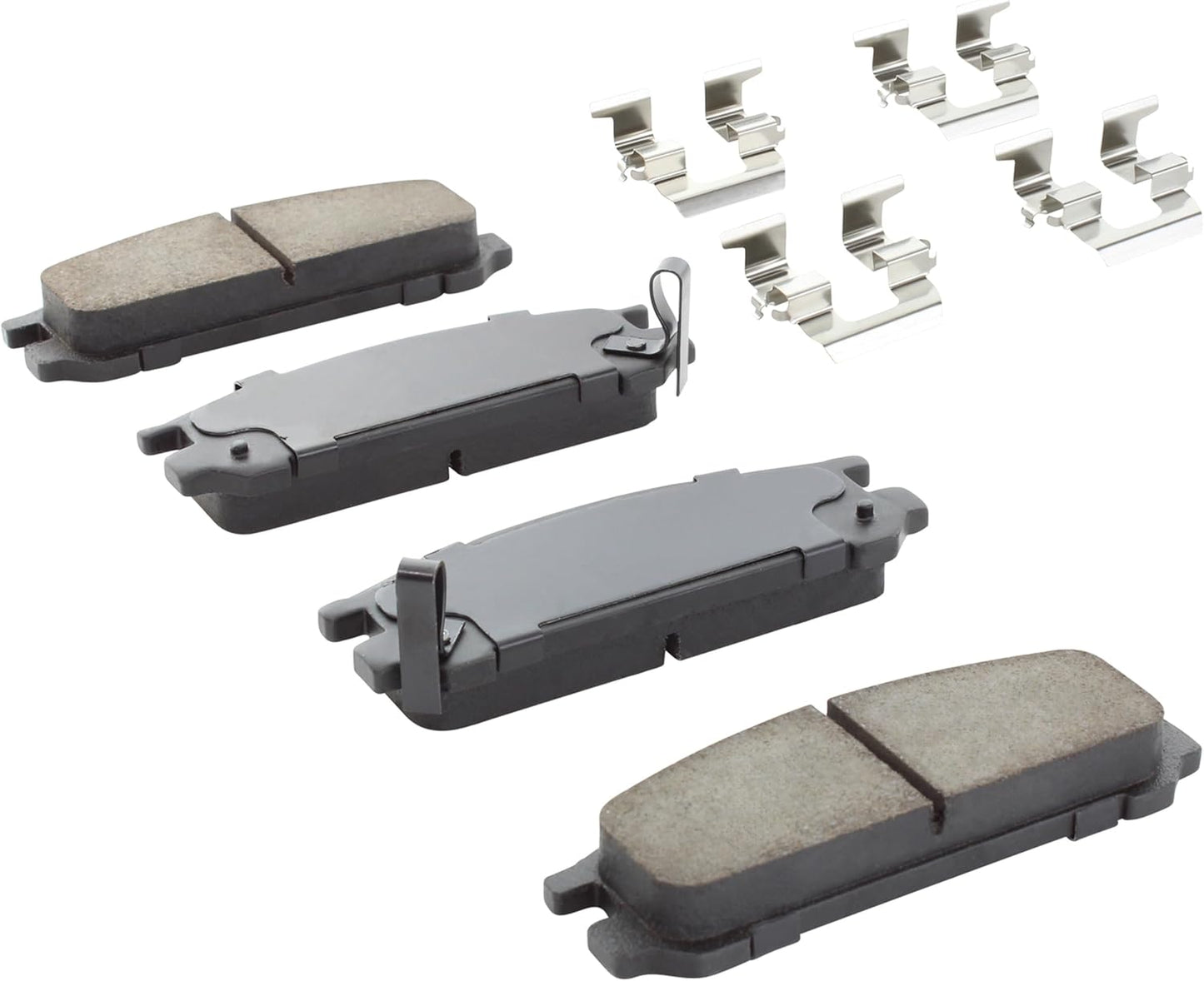 Premium Semi-Metallic Rear Brake Pads (1001-0471M) Replacement for Subaru Impreza 1996-1993, Impreza 1998, Impreza 2008, Legacy 1999-1990, SVX 1997-1992