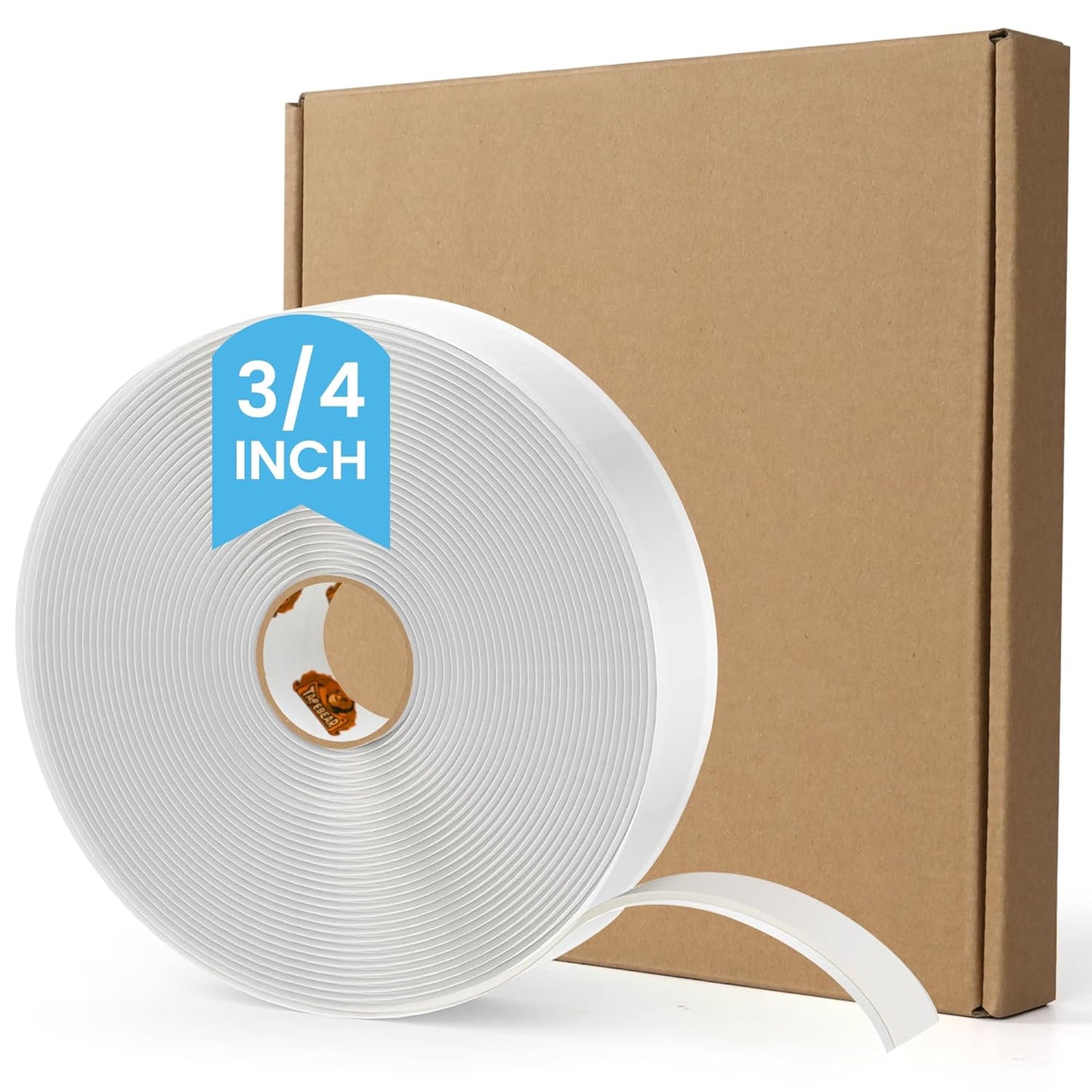 Butyl Tape White, 3/4" x 30' x 1/8" RV Roof Sealant Plumbers Putty Tape, Window Seal Butyl Sealant Double Sided Butyl Caulking Tape for Boat Sealing, EDPM, Automotive, Camper