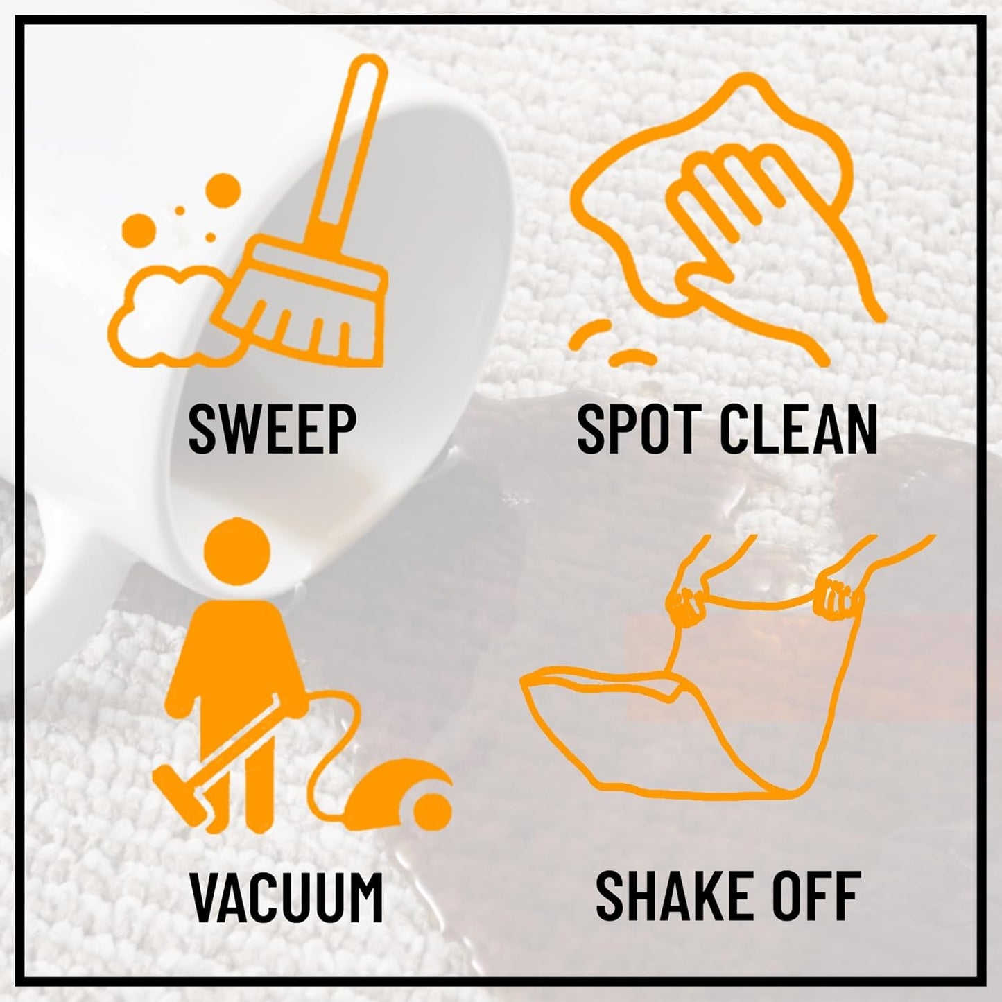 Ottomanson Hallway Runner Rug 1'10" x 12' Non Slip Solid Area Rugs Easy to Clean Laundry Rug Runner Durable & Pet Friendly Floor Carpet Runners for Hallways Entryway Living Room Kitchen, Black