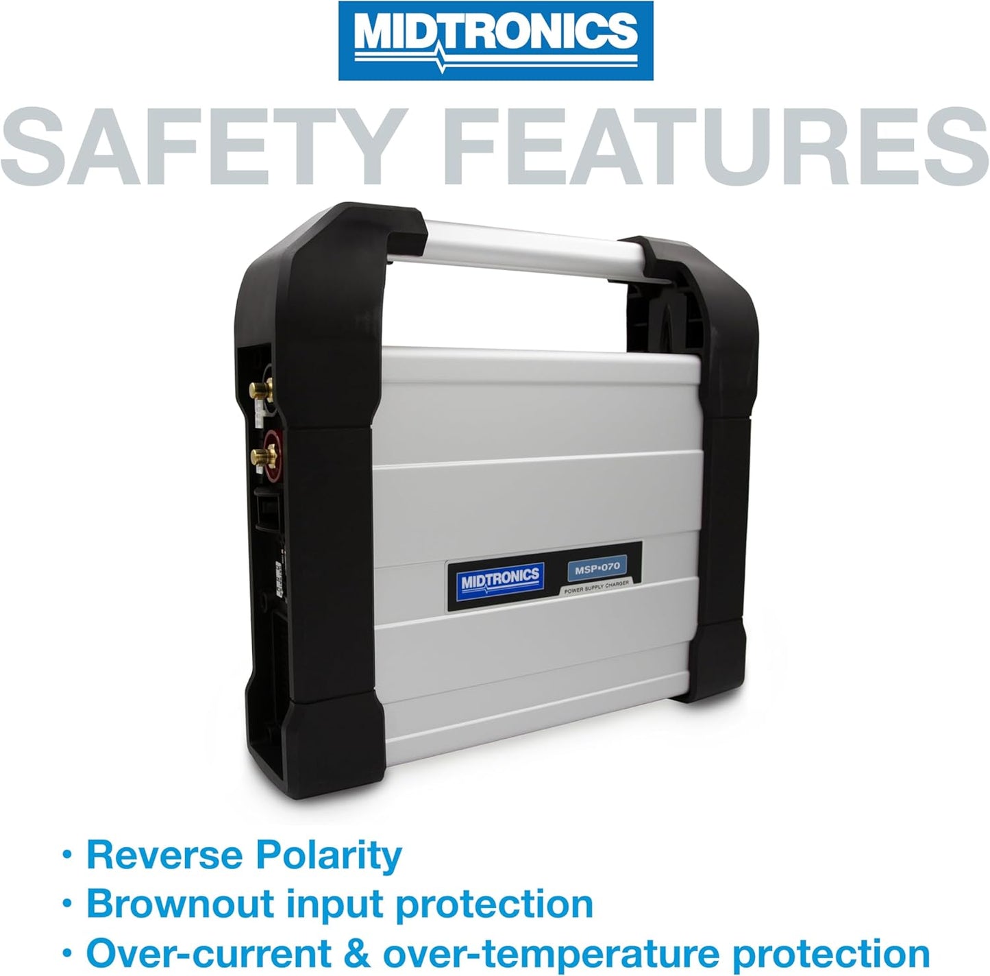 Midtronics MSP-070-Automotive Power Supply Charger & Battery Management Process-Reliable Power for Charging & Maintaining Battery State of Charge