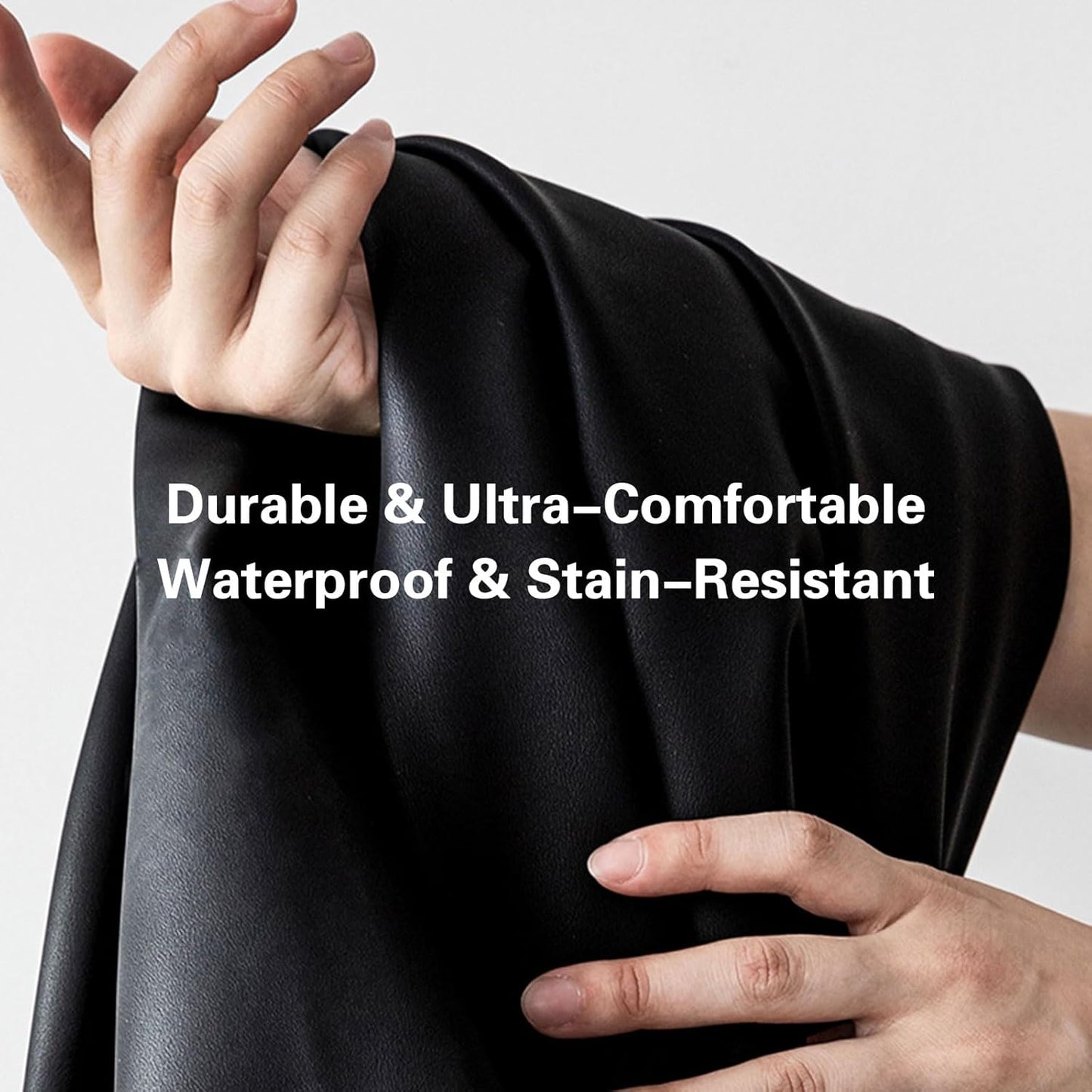 EKR Custom Fit Tacoma Car Seat Covers for Select Toyota Tacoma (Petrol) 2024 2025 Double cab SR,SR5,TRD Sport,TRD Off-Road,Limited - Full Set,Leather(Black with Red Trim)