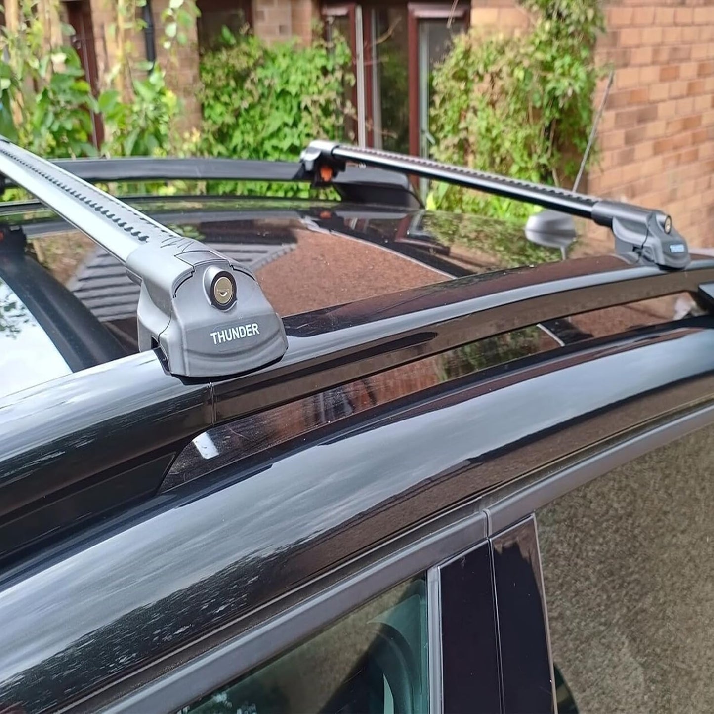 Roof Racks Cross Bars for Subaru Outback Wilderness 2024 2025 Cargo Carrier Bars Lockable Available in Black or Gray (Gray)