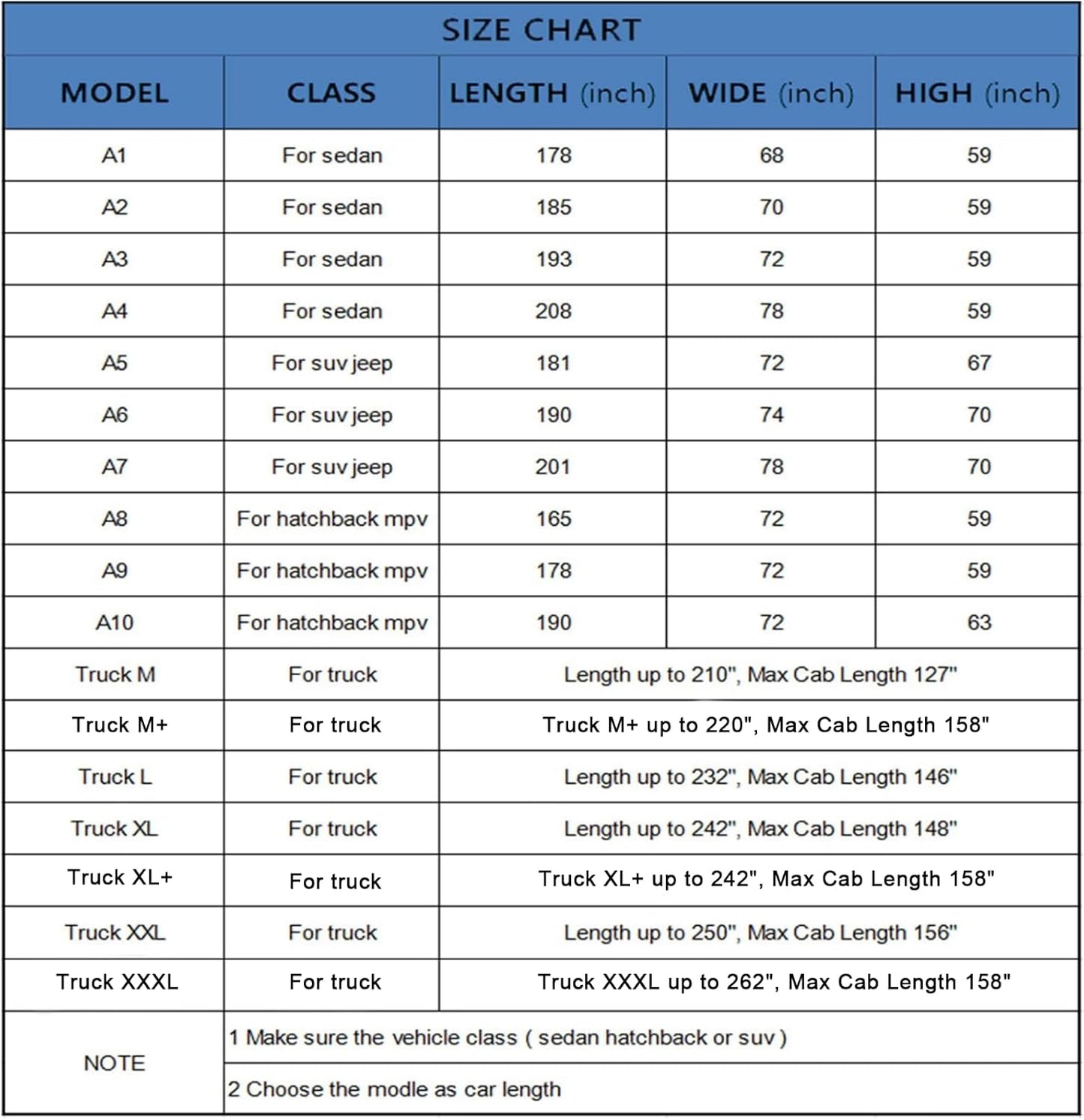 KouKou 6 Layers SUV Car Cover Waterproof All Weather, Universal Fit Jeep Grand Cherokee,Honda Pilot, Lexus RX350, Jeep etc, Outdoor Full Exterior Jeep Covers with Zipper Door. (190 to 201 inches)