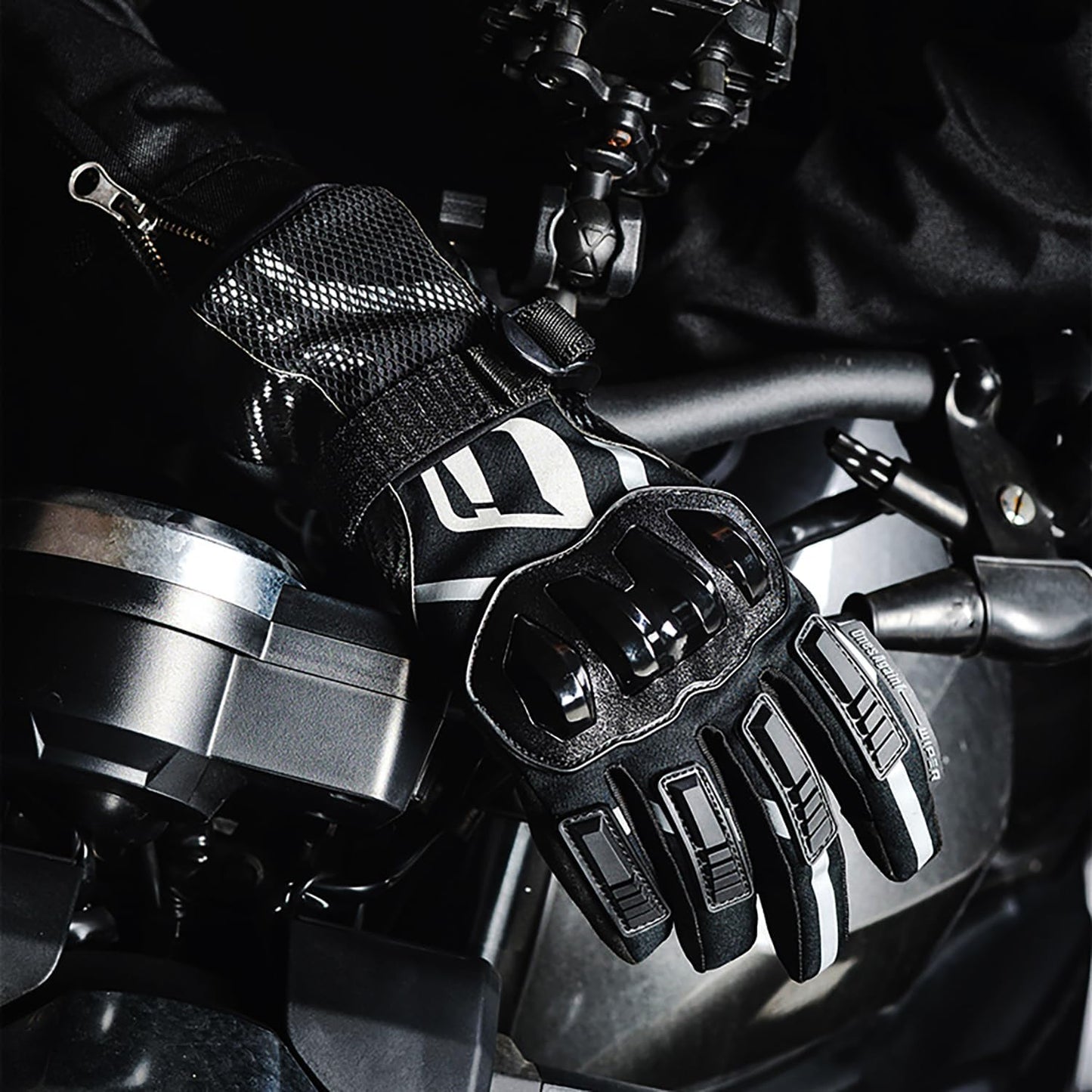 Motorcycle Gloves, Waterproof, Touch Screen, Men's Winter Gloves, ATV, UTV, Snowmobile, Skiing, Riding