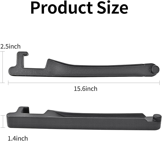 Car Seat Gap Filler with Hook, Car Organizers and Storage with Phone Holder, Car Seat Accessories, Car Organizer Fit Sedan SUV Truck-2PCS Black