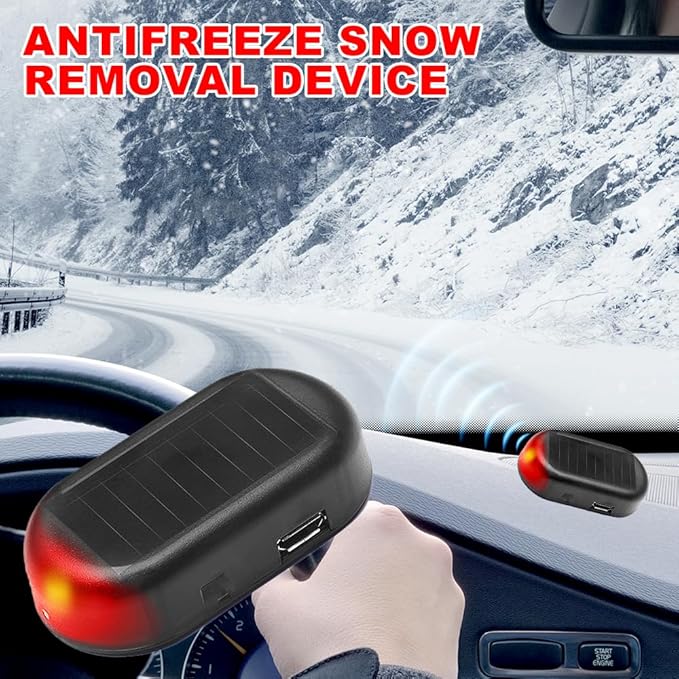 Anti-Freeze Electromagnetic Car Snow Removal Device, Upgraded Electromagnetic Car Defroster, Rechargeable Car Interference Antifreeze (1 pcs)