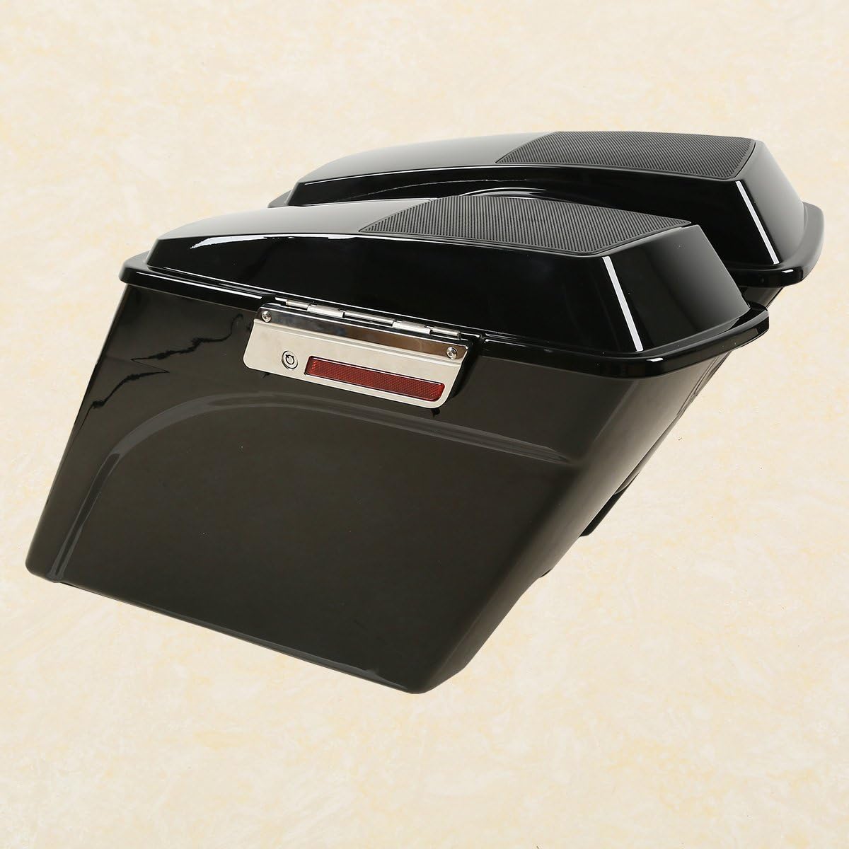 XFMT 5" Stretched Saddlebags Extended Saddle Bags W/ 6x9 Speaker Llids For Harley Touring Road King Street Glide Road Glide Electra Glide Ultra Classic 1993-2013