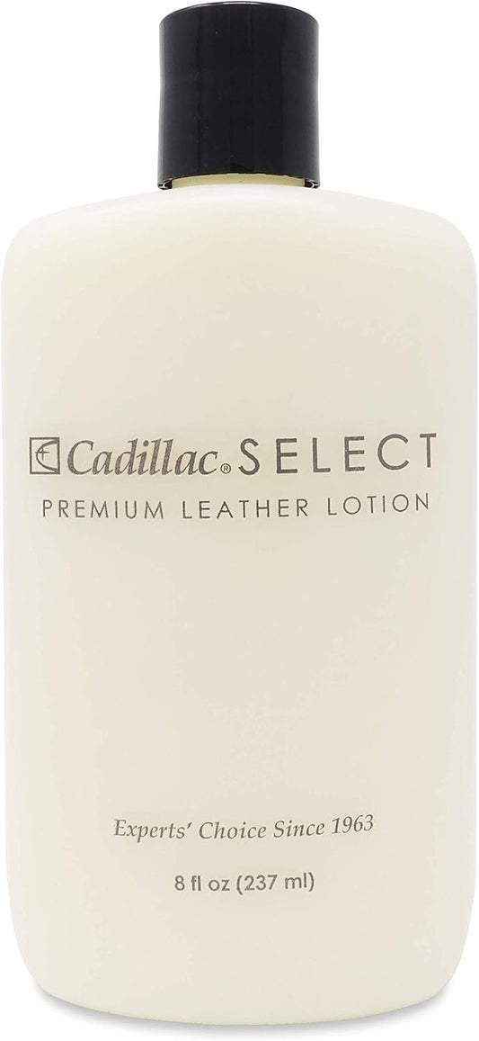 Cadillac Select Leather Lotion Cleaner and Conditioner- For Handbags, Sofas, Jackets, Furniture, Purses, and More