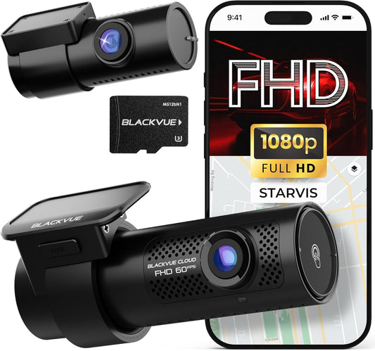 BlackVue DR770X-2CH II Dash Cam – Dual Full HD Front & Rear, Enhanced Visual Clarity, Fast Boot, USB-C Install, Effortless Video Playback via Wi-Fi, Cloud Remote Access, Smart Parking Mode (128GB)