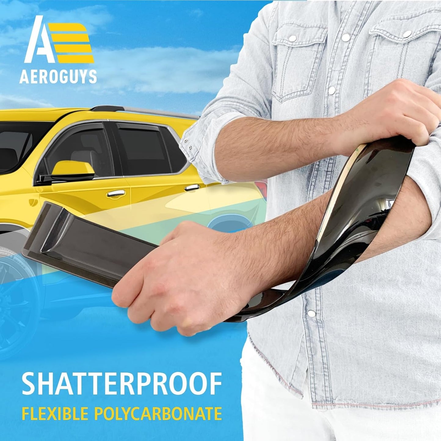 Extra Durable Window Deflectors in-Channel Window Visors Rain Guards Fit for Chevrolet (Chevy) Traverse 2018-2023, Sun Visors, Wind Vent for Shades, Exterior Car Accessories - 4pcs. AG0868